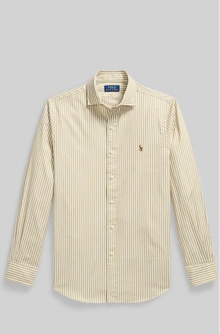 Custom fit Striped Stretch Oxford Ohirt