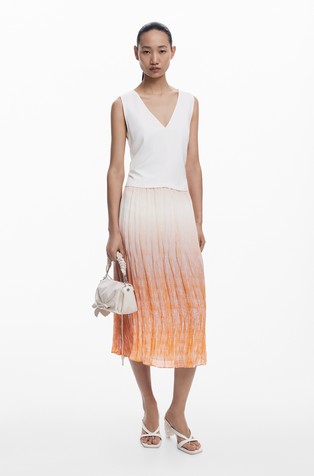Midi gradient dress