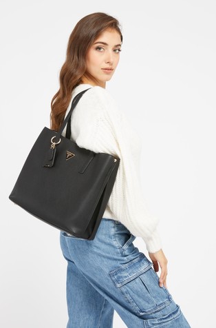 GUESS Meridian tote bag Black 4