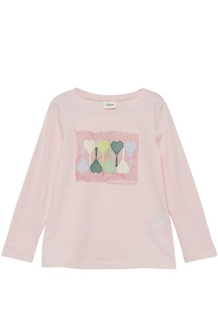 Majica z dolgimi rokavi in potiskom