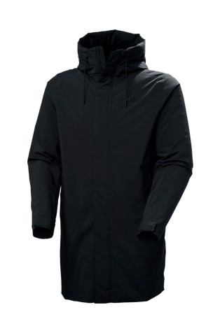 HELLY HANSEN Munich dežni plašč s kapuco in umetnim polnilom Črna - Black 7