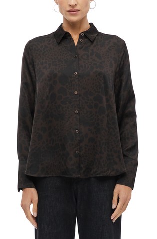 Slightly satin blouse