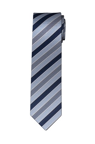 Striped silk tie