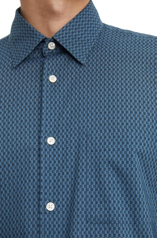 MARC O'POLO Patterned cotton shirt Mulit / Dark Navy 3