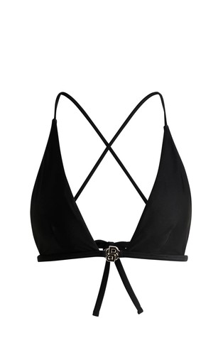 Triangle bikini top with Double B monogram