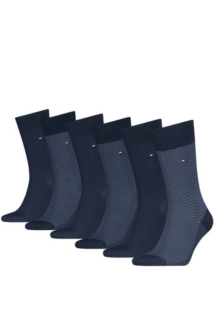Paket 6 parov nogavic z mikro vzorcem