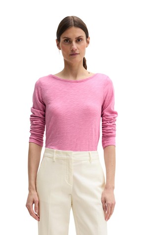 Long-sleeved tee in organic cotton