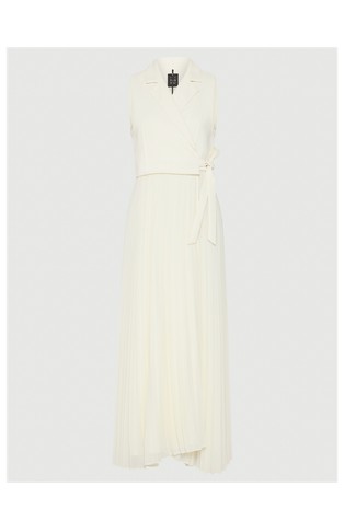 Art. 365 long bi-material dress