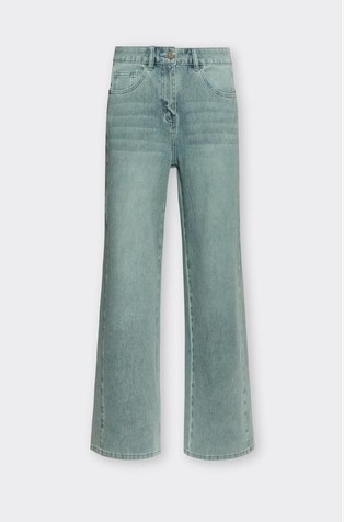 Jeans hlače s širokimi hlačnicami