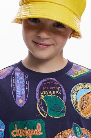 DESIGUAL Short-sleeve printed T-shirt Multi 3