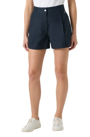 Sorrento bombažne kratke hlače z gubami