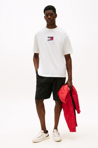 TOMMY HILFIGER TH x F1 MOVIE relaxed fit majica s kratkimi rokavi Bela - White 3