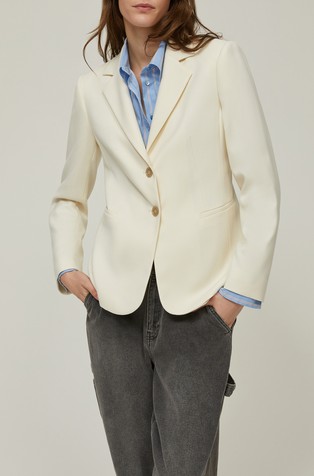 Slim single-breasted blazer