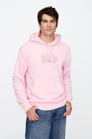 Gap logo moški pulover s kapuco