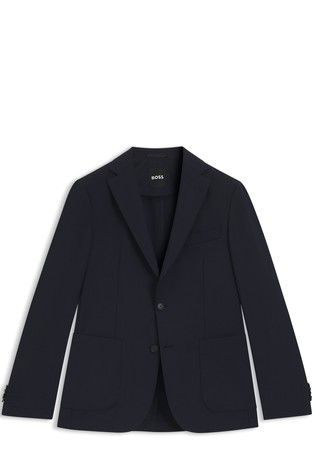 Slim-fit blazer in a wool blend