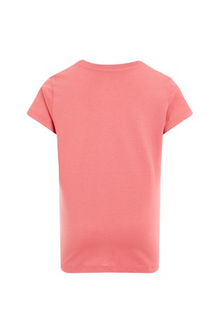 CALVIN KLEIN Slim Logo T-shirt Pink 5