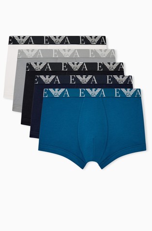 Five-pack of stretch cotton boxer briefs