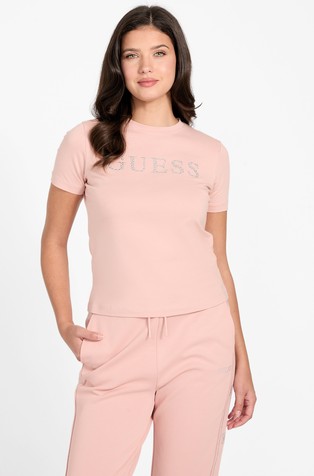 Rhinestones logo T-shirt