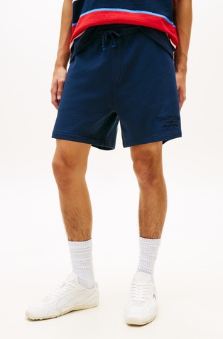 Bombažne kratke hlače z vezenino