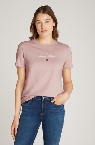 Cotton T-shirt with logo print