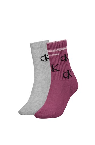 2 Pack Logo Crew Socks