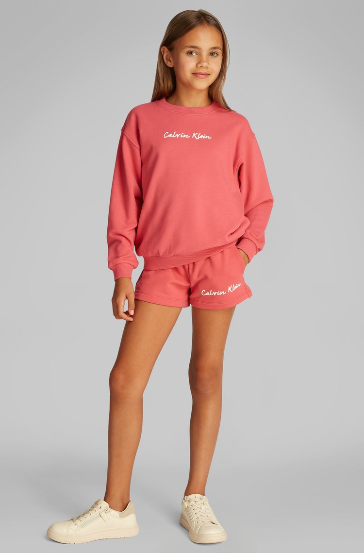 CALVIN KLEIN Logo Sweatshirt Pink 