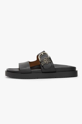 Leather TH Monogram Cleat Sandals