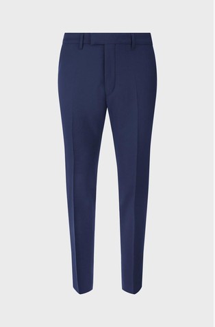 Slim fit hlače iz raztegljive volnene mešanice