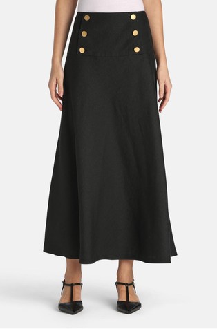 Laneno krilo z dekorativnimi gumbi