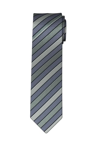 Striped silk tie