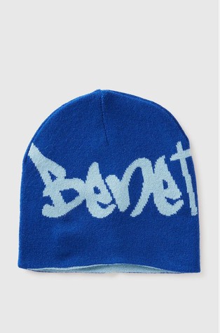 Obojestranska pletena kapa z logotipom