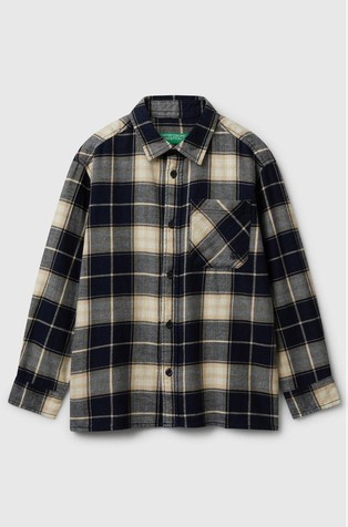 Plaid shirt in cotton
