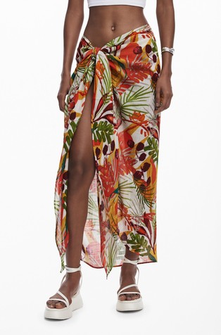 Sarong krilo s tropskim vzorcem
