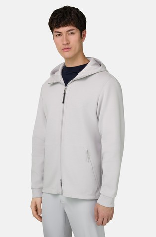 Scuba jopa s kapuco iz bombažne mešanice