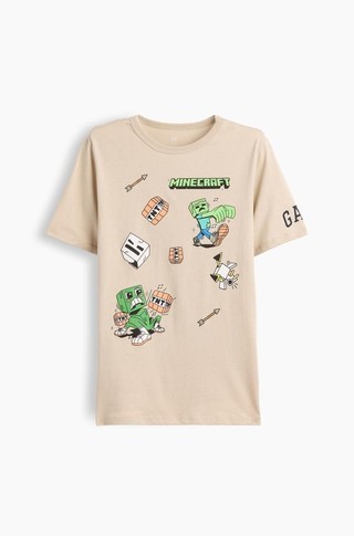 Minecraft majica s potiskom za dečke