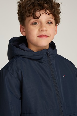 TOMMY HILFIGER Ripstop Padded Hooded Jacket Dark Blue 3