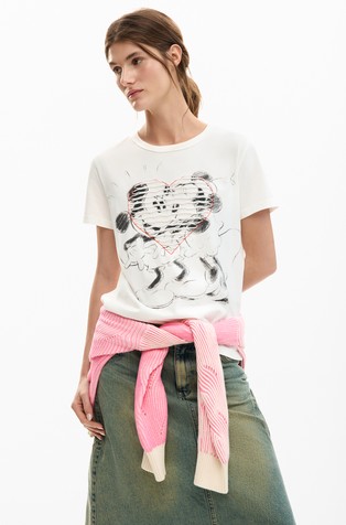 Miki in Mini Miška™ majica z motivom srčka