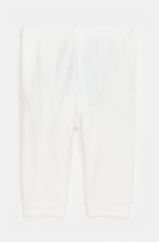 BENETTON Organic cotton terry sweatpants White 2