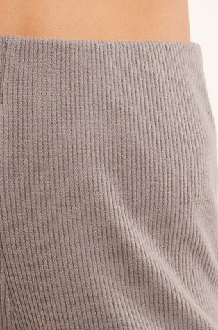 ETAM Celian rebraste hlače Siva - Grey 3