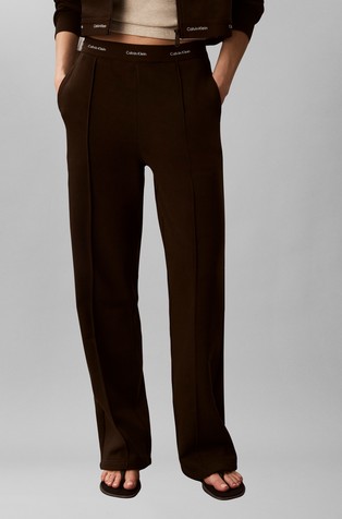 Logo Elastic Wide Leg Joggers