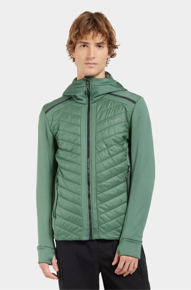 DIDRIKSONS Zuko Hooded Full-Zip Dark Moss 