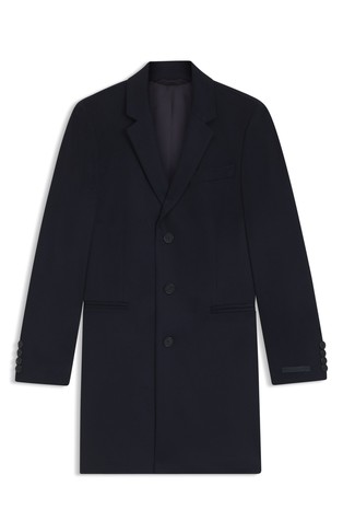 Beckham x Boss slim fit plašč iz volne in kašmirja