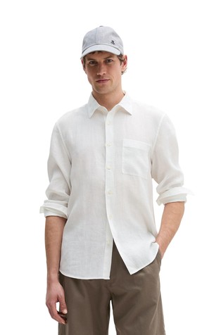 Regular fit lanena srajca