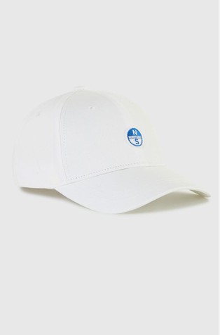 Baseball cap with logo patch