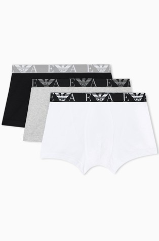 Three-pack of boxer briefs with monogram logo