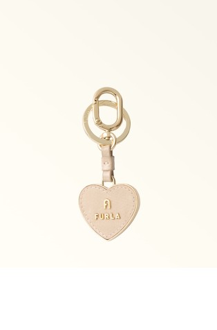 Keyring with Heart Charm