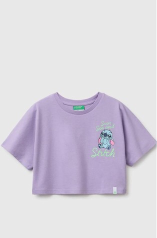 Disney© Lilo & Stitch cropped majica s kratkimi rokavi