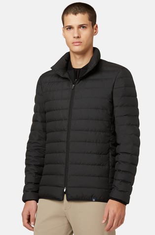 Goose Down Recycled Fabric Bomber Jacket