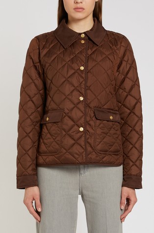 Padded and quilted jacket