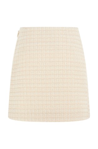 GUESS Tweed mini skirt Beige 7